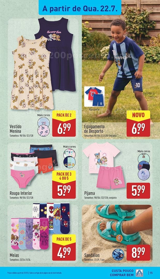 Antevisão Folheto ALDI Promoções de 20 a 26 julho